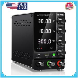 30V 10A Adjustable DC Bench Power Supply