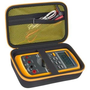 Hard Carrying Case for Fluke Multimeters - Black/Yellow