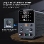DC Variable Bench Power Supply with USB Quick-Charge
