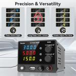 Variable DC Power Supply 30V 5A with USB