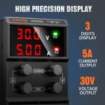 Adjustable 0-30V 5A DC Power Supply