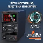 Adjustable 0-30V 5A DC Power Supply