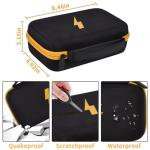 Hard Carrying Case for Fluke Multimeters - Black/Yellow