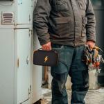 Hard Carrying Case for Fluke Multimeters - Black/Yellow