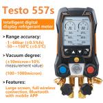 Testo 557s Smart Digital Manifold Kit with Bluetooth