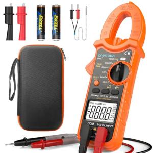 Crenova Digital Clamp Meter Multimeter 6000 Counts