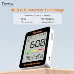 Temtop Portable CO2 Monitor with App Connectivity