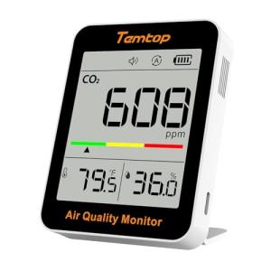 Temtop Portable CO2 Monitor for Indoor Air Quality