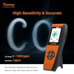 Temtop Portable CO Detector with Alarm and Monitor
