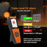 Temtop Portable CO Detector with Alarm and Monitor