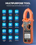 Crenova Digital Clamp Meter Multimeter 6000 Counts
