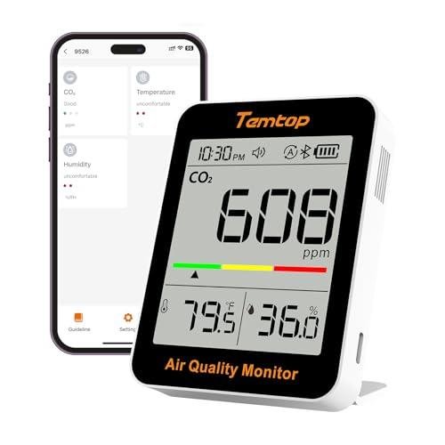 Temtop Smart Air Quality Monitor with Bluetooth