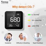 Temtop 3-in-1 CO2 Monitor and Air Quality Meter