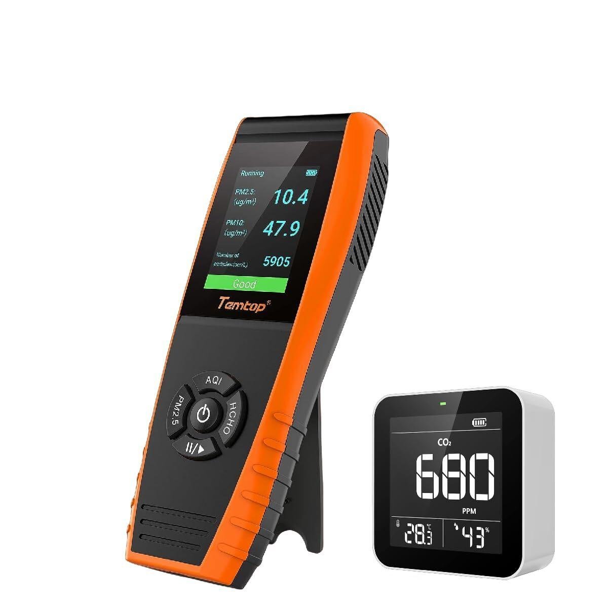 Temtop 8-in-1 Air Quality Monitor LKC-1000S