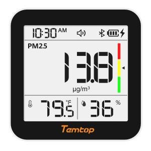 Temtop M10+ Air Quality Monitor for CO2 and PM2.5