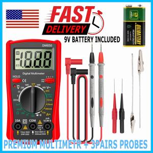 Digital Multimeter AC DC Volt Amp Ohm Tester