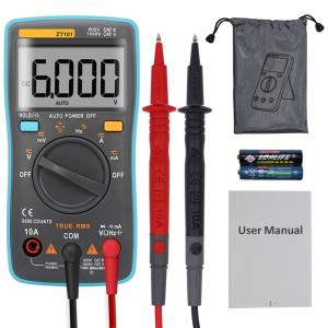 6,000 Counts True RMS Handheld Digital Multimeter