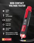KAIWEETS Electrical Test Kit with Multimeter and Voltage Tester