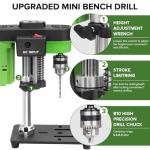 Compact Mini Bench Drill Press for DIY Projects