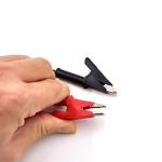 4mm Banana Plug to Alligator Clip Test Leads 6ft