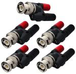 BNC Male to Dual Banana Female Adapter Set