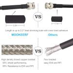 MOOKEERF 3FT BNC Coax Cable - 2 Pack