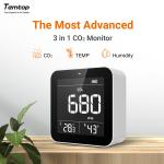 Temtop Indoor CO2 Monitor with Real-Time Levels