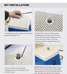 Portable Stained Glass Grinder with 5 Bits