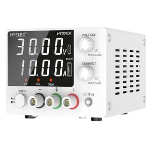 HYELEC 0-30V DC Power Supply with Encoder Knob