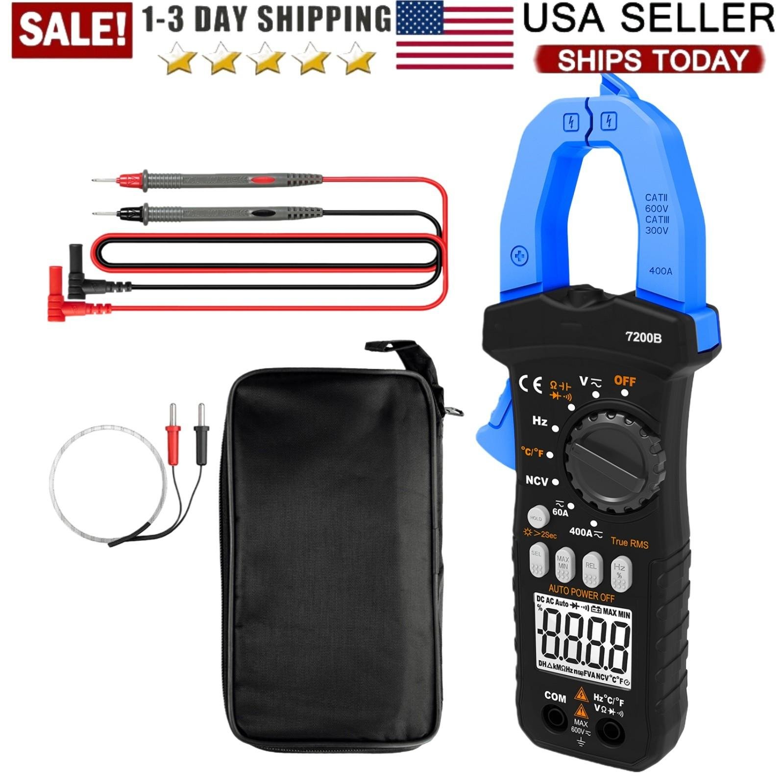 HoldPeak Digital Clamp Multimeter TRMS 6000 Counts