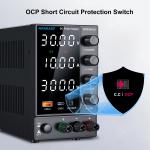 Adjustable DC Power Supply 0-30/60/120V 0-10A