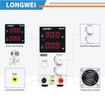 LONGWEI Adjustable DC Power Supply 0-30V/10A