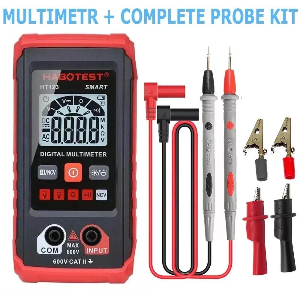 Digital Multimeter with Probes for AC/DC Testing
