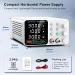 Adjustable DC Power Supply 0-30V 0-10A
