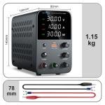 Adjustable 0-30V 0-10A Lab Power Supply