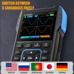 FNIRSI 2C23T Dual Channel Digital Oscilloscope Bundle