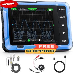 Portable 2-in-1 Oscilloscope and DDS Signal Generator