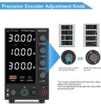 30V 10A Adjustable DC Bench Power Supply with USB