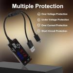 DROK USB Multimeter Tester with Dual Ports