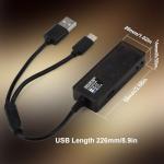 DROK USB Multimeter Tester with Dual Ports