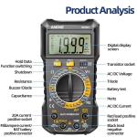 Digital Multimeter AC DC Volt/Ammeter Tester