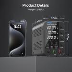 30V 10A Adjustable DC Bench Power Supply