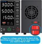 Wanptek Adjustable DC Lab Power Supply 0-30V 0-5A