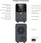60V 5A Variable DC Power Supply with USB