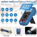 6000 Counts Digital Multimeter for AC/DC Testing