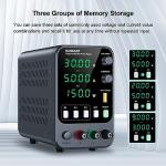 Variable DC Power Supply 30V 5A with Memory