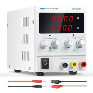 Adjustable 0-60V DC Power Supply with Display