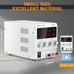 Adjustable 0-60V DC Power Supply with Display