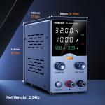 NANKADF DC Adjustable Lab Power Supply 0-32V 10A