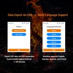 Temtop LKC-1000C CO Detector with Temp & Humidity